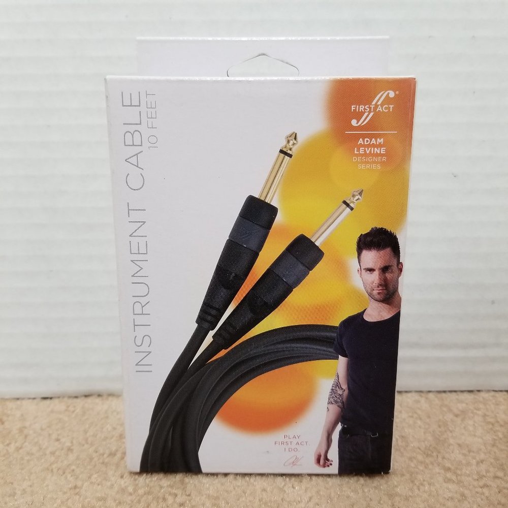 First Act Adam Levine 10' Instrument Cable NIB